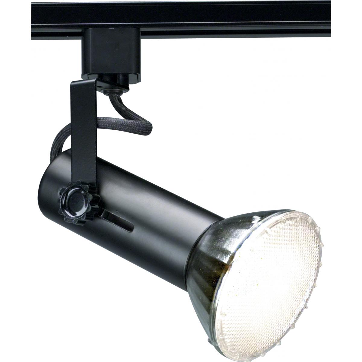 TH227 BLACK UNIVERSAL HOLDER 1 Light - 2" - Track Head - Universal Holder - Black Finish