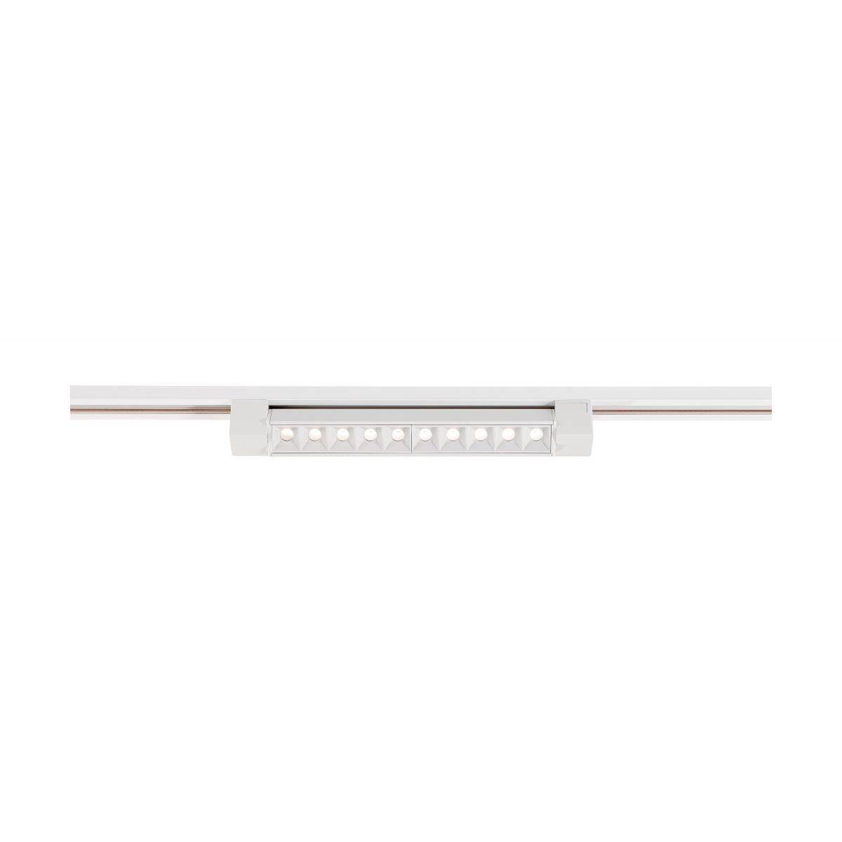 TH500 15W LED 1 FOOT TRACK BAR LED; 1FT; Track Light Bar; White Finish; 30 deg. Beam Angle
