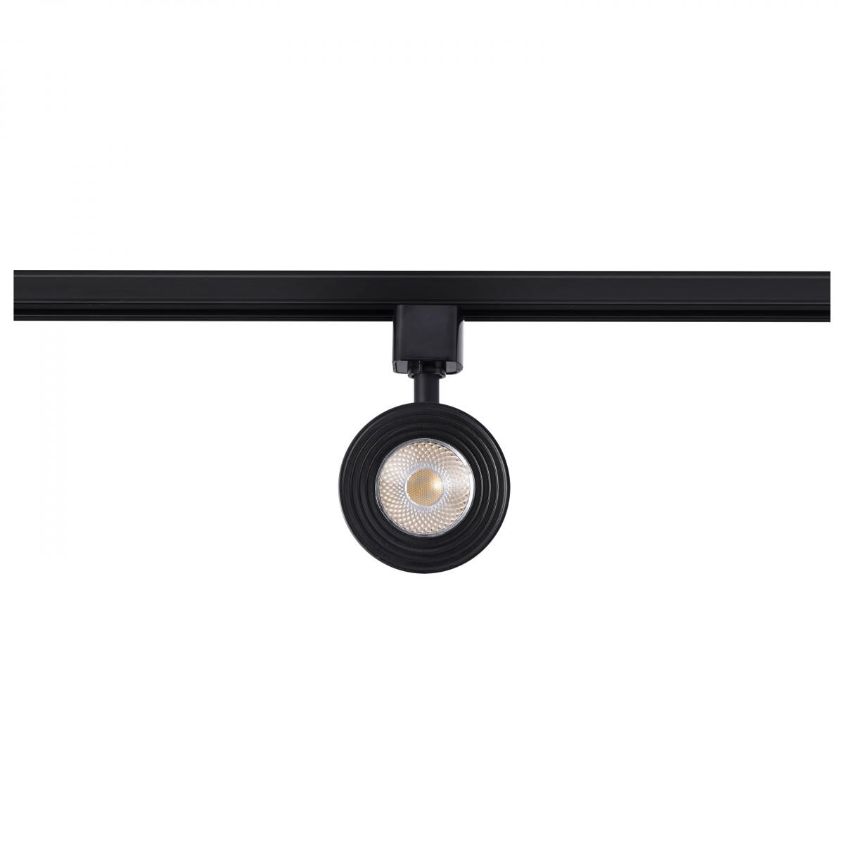 TH641 12W LED CINCH TRACK HEAD 36 12 Watt LED Cinch Track Head; 3000K; Matte Black Finish