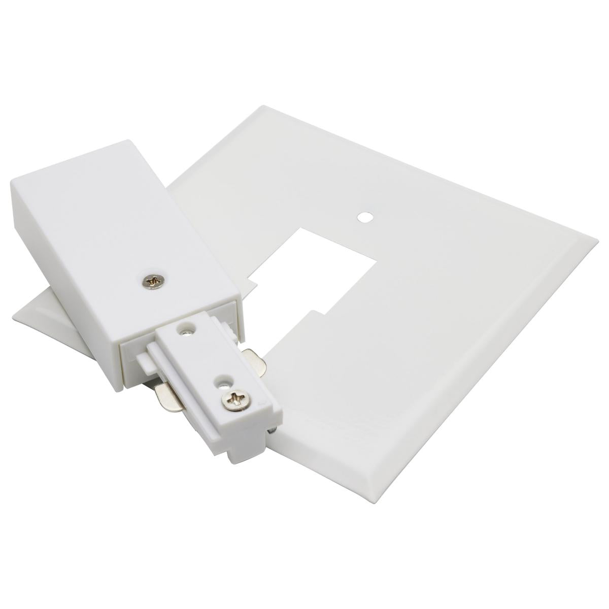 TP218 EXT FEED (REV POL) W/CANOPY-WH Canopy Power Feed; Reverse Polarity; White finish