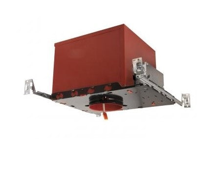EL39FICA-7 - 3" New Construction 2-Hour Fire Rated IC Airtight Housing - 14W - 120/277V - Red
