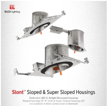 EL470RICA - 4" Remodel IC Airtight Housing - Sloped