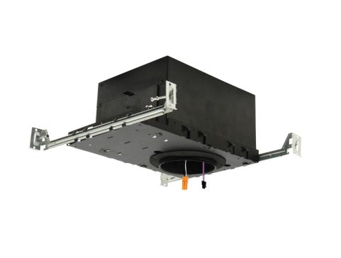 EL490AJICDXA - 4" 0-10V Dedicated LED IC Airtight New Construction R60 and Chicago Plenum Housing - 120/277V - Dimmable - Black