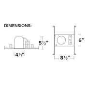 EL490ICA - 4" New Construction IC Airtight Housing