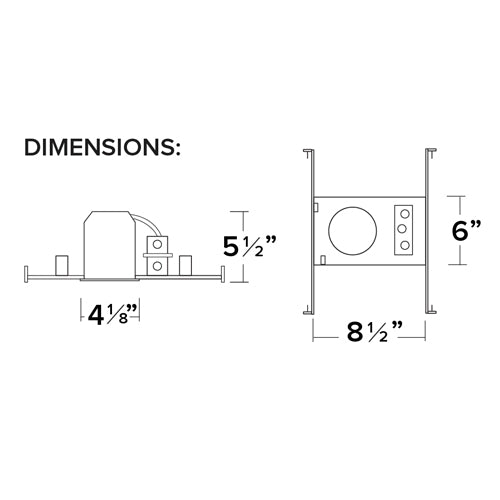 EL490ICA - 4" New Construction IC Airtight Housing
