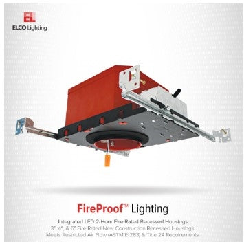 EL48FICA - 4" LED Fire Rated ICA New Construction Housing