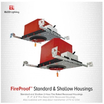 EL48FICA - 4" LED Fire Rated ICA New Construction Housing