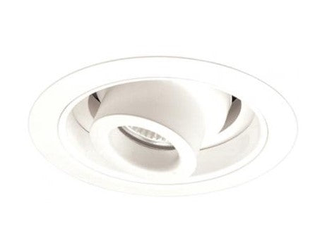 EL5110W - 5" Adjustable Spot with Baffle with Transformer - 50W Max./20W Max. - 12V MR16 - Electronic Transformer/Retrofit Trim - White/White