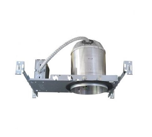 5" Aluminum Airtight IC Housing - 75W Max. - 120V - Medium Base PAR Lamps - Socket Bracket - Silver