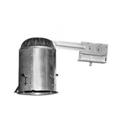 EL5RICA - 5" Aluminum Airtight IC Remodel Housing - 75W Max. - 120V - Medium Base PAR Lamps - Socket Bracket - Silver