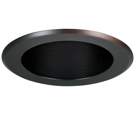 ELM501B - 5" Airtight Metal Cone Reflector Trim - 75W Max. PAR30 or R30/90W Max. PAR38/60W Max. A19 - Black/Black