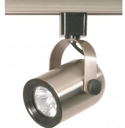 TH317 BN MR16 ROUNDBACK 120V GU-10  1 Light - MR16 - 120V Track Head - Round Back - Brushed Nickel Finish