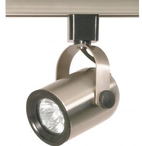 TH317 BN MR16 ROUNDBACK 120V GU-10  1 Light - MR16 - 120V Track Head - Round Back - Brushed Nickel Finish