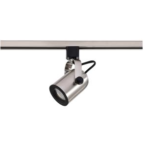 TH317 BN MR16 ROUNDBACK 120V GU-10  1 Light - MR16 - 120V Track Head - Round Back - Brushed Nickel Finish