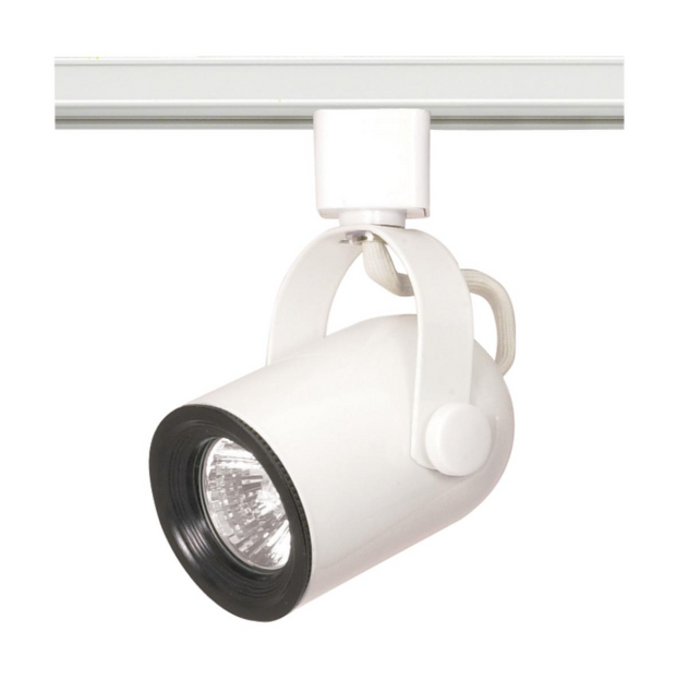 TH315 1LT. TRACK HEAD RDBACK MR16 WH  1 Light - MR16 - 120V Track Head - Round Back - White Finish