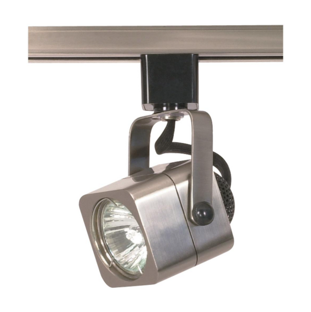 TH314 BN MR16 SQ.120V GU-10 HEAD  1 Light - MR16 - 120V Track Head - Square - Brushed Nickel Finish