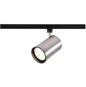TH308 BRSHED NICKEL R30 STRAIGHT CYL  1 Light - R30 - Track Head - Straight Cylinder - Brushed Nickel Finish