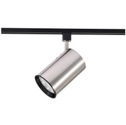 TH308 BRSHED NICKEL R30 STRAIGHT CYL  1 Light - R30 - Track Head - Straight Cylinder - Brushed Nickel Finish