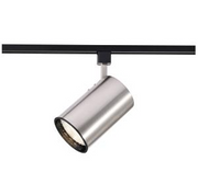 TH308 BRSHED NICKEL R30 STRAIGHT CYL  1 Light - R30 - Track Head - Straight Cylinder - Brushed Nickel Finish