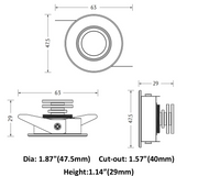 Mini 3W Spotlight