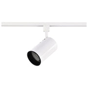TH200 WHITE R20 STRAIGHT CYL  1 Light - R20 - Track Head - Straight Cylinder - White Finish