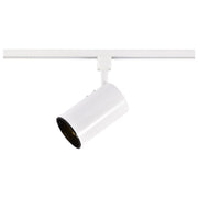 TH200 WHITE R20 STRAIGHT CYL  1 Light - R20 - Track Head - Straight Cylinder - White Finish