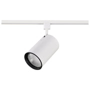 TH202 WHITE R30 STRAIGHT CYL  1 Light - R30 - Track Head - Straight Cylinder - White Finish