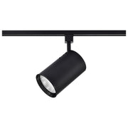 TH203 BLACK R30 STRAIGHT CYL  1 Light - R30 - Track Head - Straight Cylinder - Black Finish