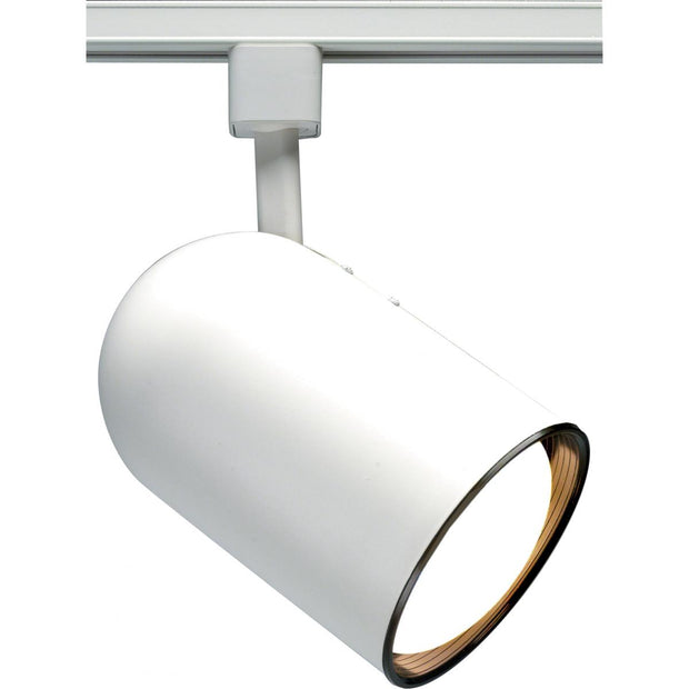 TH210 WHITE R30 BULLET CYL  1 Light - R30 - Track Head - Bullet Cylinder - White Finish