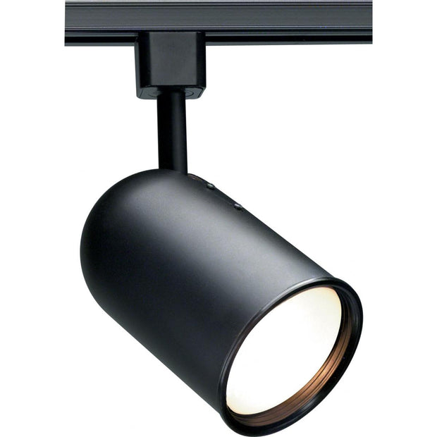 TH211 BLACK R30 BULLET CYL  1 Light - R30 - Track Head - Bullet Cylinder - Black Finish