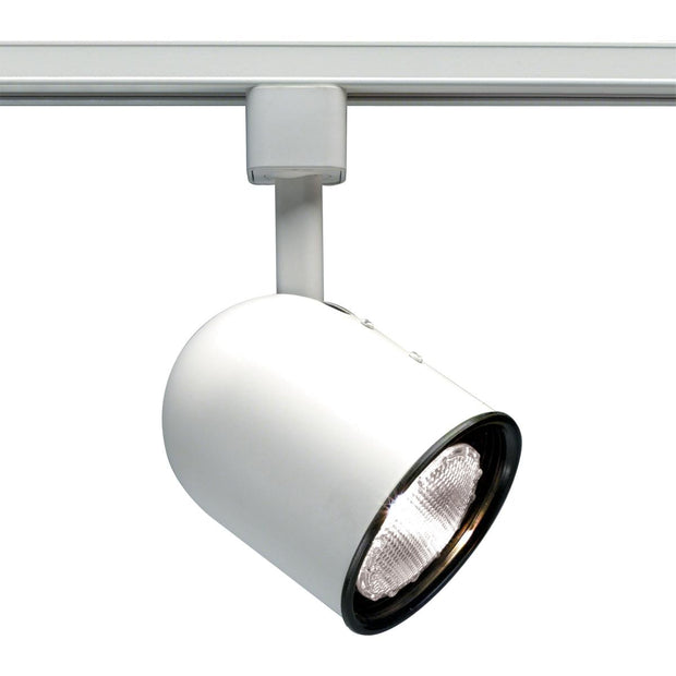 TH216 WHITE PAR20 SHORT BULLET  1 Light - PAR20 - Track Head - Short Bullet Cylinder - White Finish