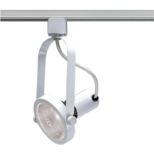 TH222 WHITE PAR30 GIMBAL RING  1 Light - PAR30 - Track Head - Gimbal Ring - White Finish