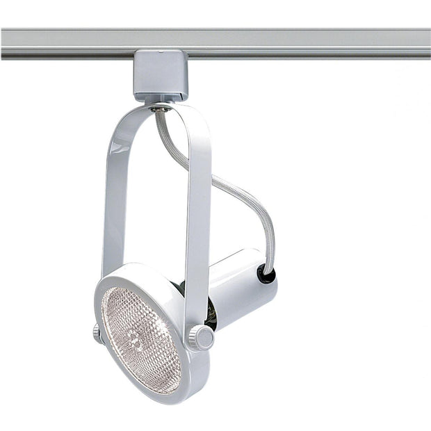 TH224 WHITE PAR38 GIMBAL RING  1 Light - PAR38 - Track Head - Gimbal Ring - White Finish