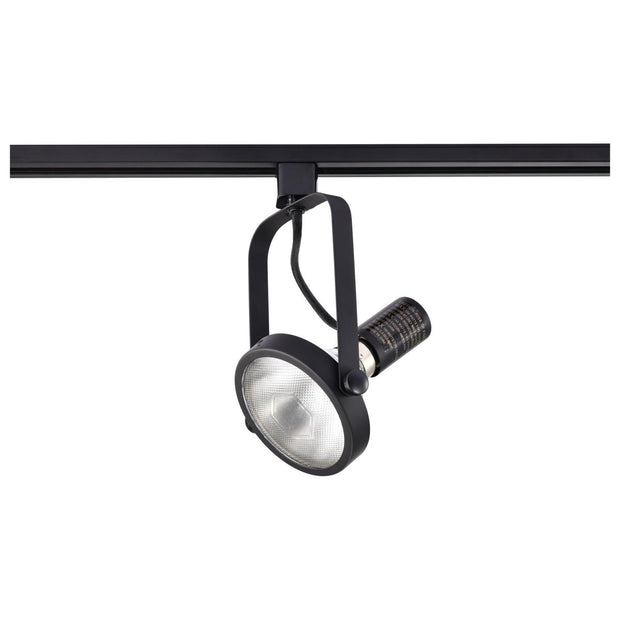 TH225 BLACK PAR38 GIMBAL RING  1 Light - PAR38 - Track Head - Gimbal Ring - Black Finish
