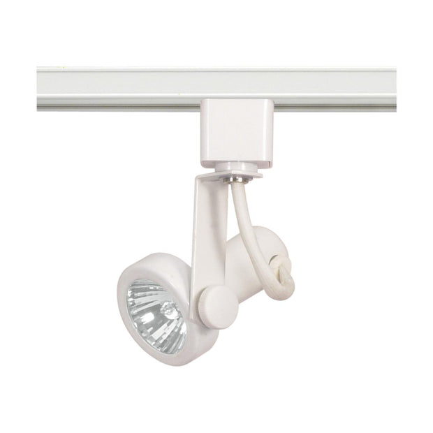 TH321 1LT TRK HEAD GMBAL RNG MR16 WH  1 Light - MR16 - 120V Track Head - Gimbal Ring - White Finish