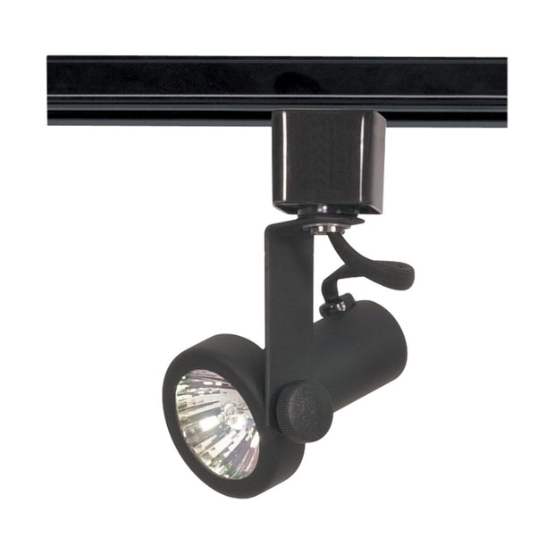 TH322 1LT TRK HEAD GMBAL RNG MR16 BK  1 Light - MR16 - 120V Track Head - Gimbal Ring - Black Finish
