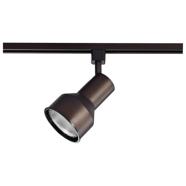 TH342 R30 STEP CYL TRACK HEAD BRONZE  1 Light - R30 - Track Head - Step Cylinder - Russet Bronze Finish