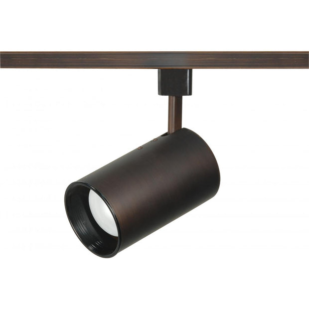 TH343 R20 STRGHT CYL TRK HEAD BRONZE  1 Light - R20 - Track Head - Straight Cylinder - Russet Bronze Finish