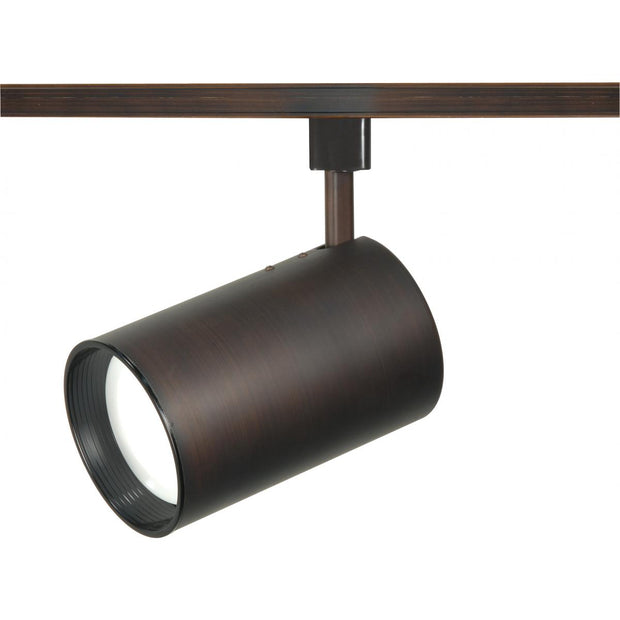 TH344 R30 STRGHT CYL TRK HEAD BRONZE  1 Light - R30 - Track Head - Straight Cylinder - Russet Bronze Finish