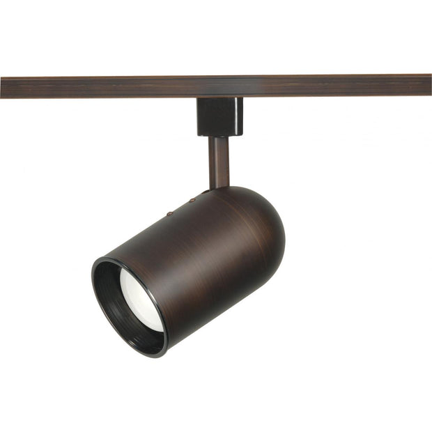 TH345 R20 BULLET CYL TRK HEAD BRONZE  1 Light - R20 - Track Head - Bullet Cylinder - Russet Bronze Finish