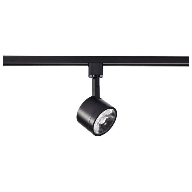 TH404 12W LED TRACK HEAD ROUND  LED 12W Track Head - Round - Matte Black Finish - 36 Degree Beam
