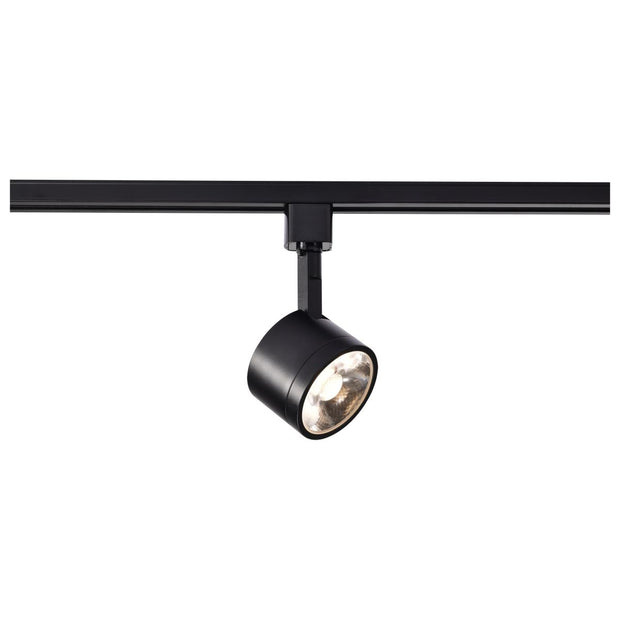 TH404 12W LED TRACK HEAD ROUND  LED 12W Track Head - Round - Matte Black Finish - 36 Degree Beam