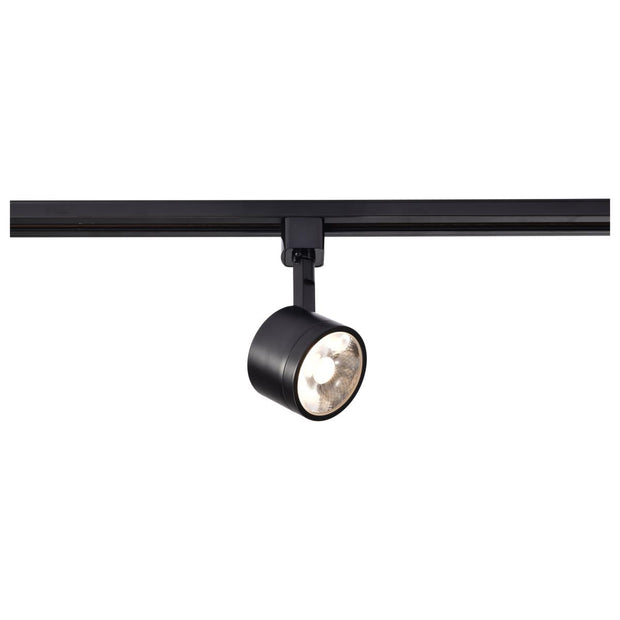 TH404 12W LED TRACK HEAD ROUND  LED 12W Track Head - Round - Matte Black Finish - 36 Degree Beam