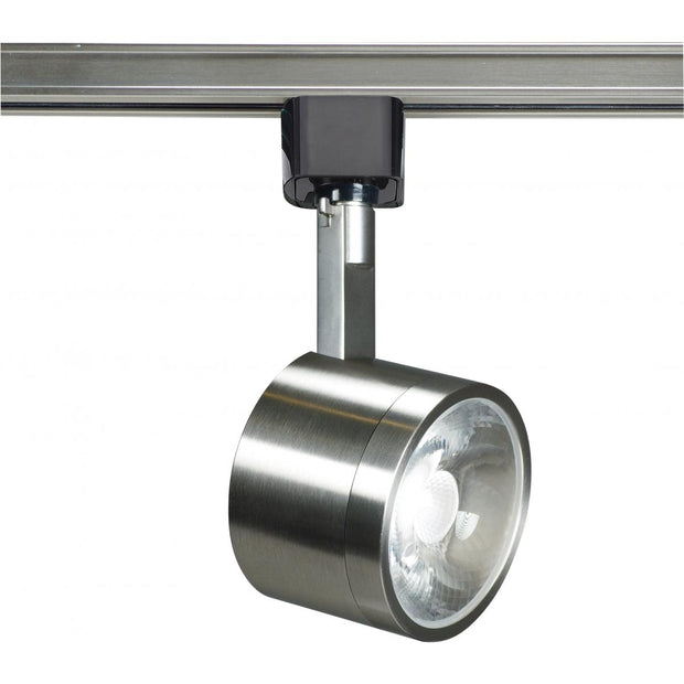 TH405 12W LED TRACK HEAD ROUND  LED 12W Track Head - Round - Brushed Nickel Finish - 24 Degree Beam