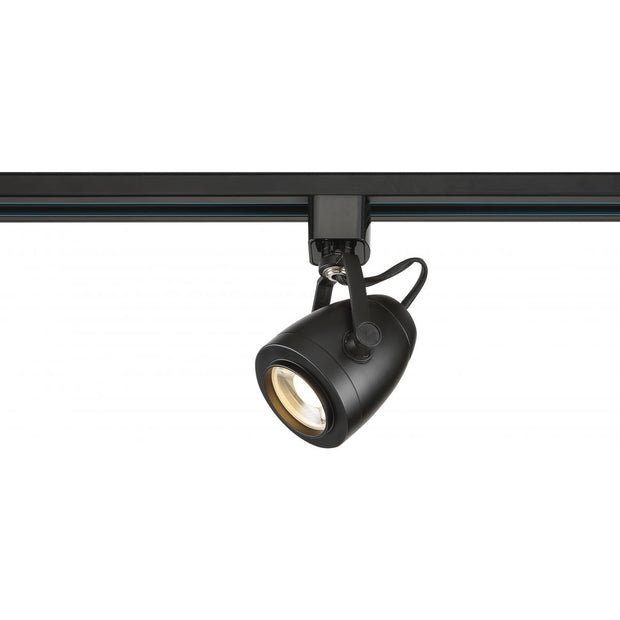 TH412 12W LED TRACK HEAD PINCH BACK  LED 12W Track Head - Pinch Back - Black Finish - 24 Degree Beam