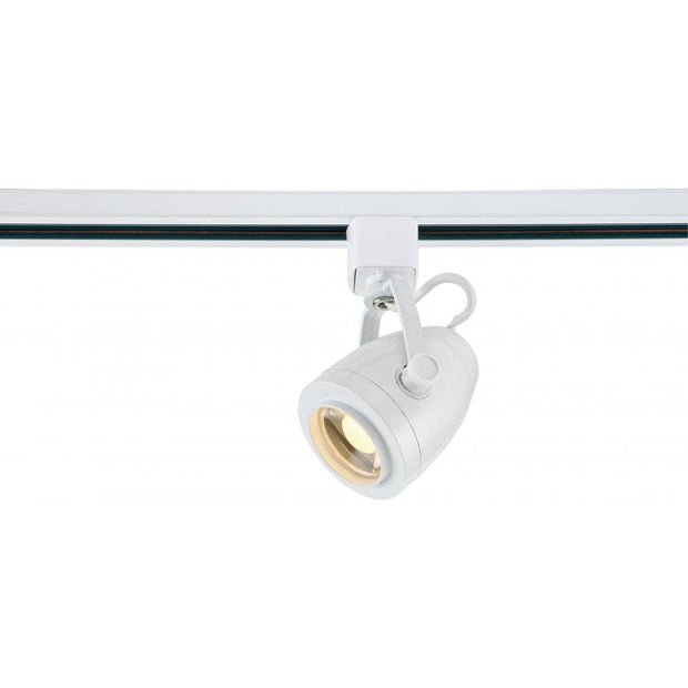 TH413 12W LED TRACK HEAD PINCH BACK  LED 12W Track Head - Pinch Back - White Finish - 36 Degree Beam
