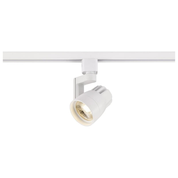 TH423 12W LED TRACK HEAD ANGLE ARM  LED 12W Track Head - Angle Arm - White Finish - 36 Degree Beam