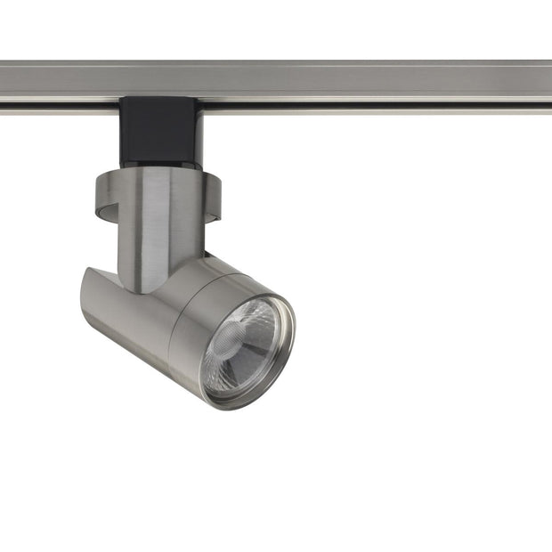 TH435 12W LED TRACK HEAD BARREL  LED 12W Track Head - Barrel - Brushed Nickel Finish - 24 Degree Beam
