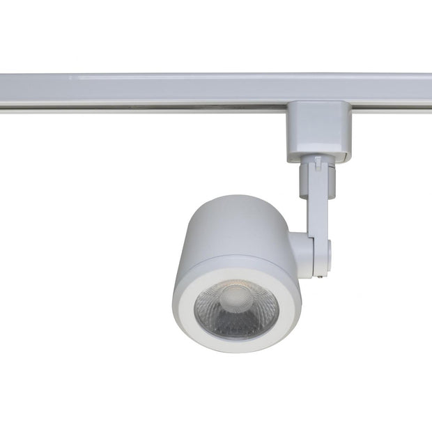 TH451 12W LED TRACK HEAD TAPER BACK  LED 12W Track Head - Taper Back - White Finish - 24 Degree Beam