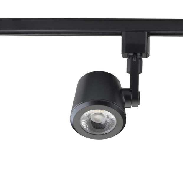 TH454 12W LED TRACK HEAD TAPER BACK  LED 12W Track Head - Taper Back - Black Finish - 36 Degree Beam